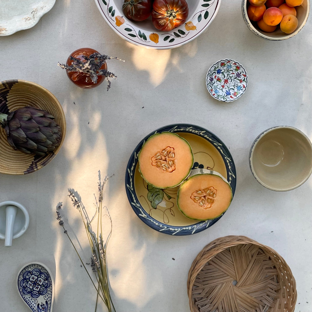 French Provençal Hand-Painted Bowl