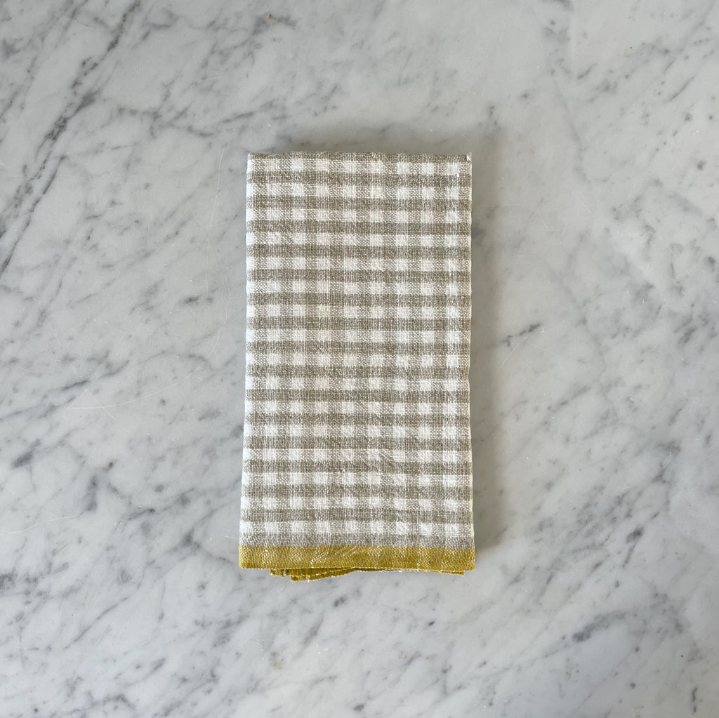 Gingham Linen Towels