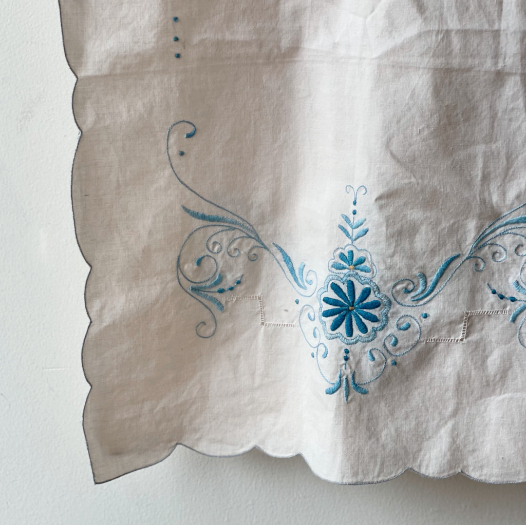 Hand-Embroidered Table Runner
