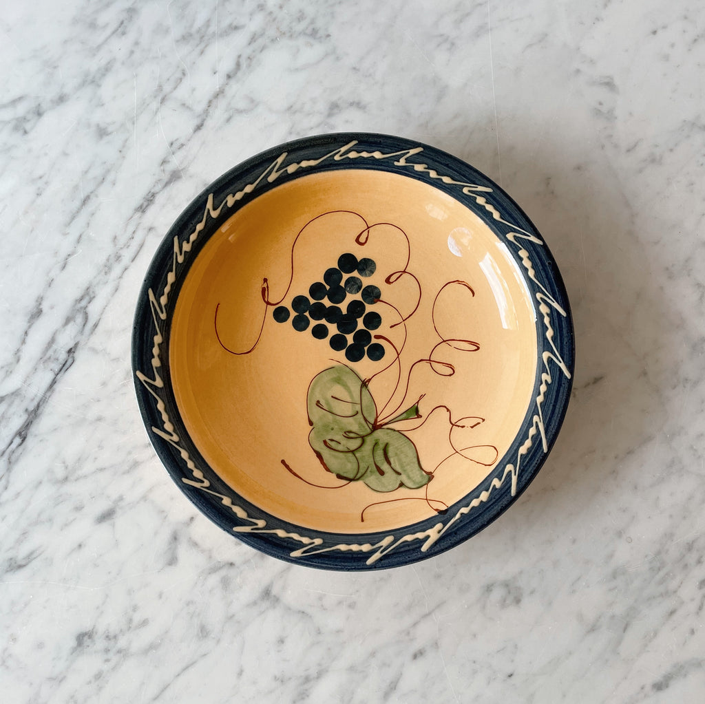 French Provençal Hand-Painted Bowl