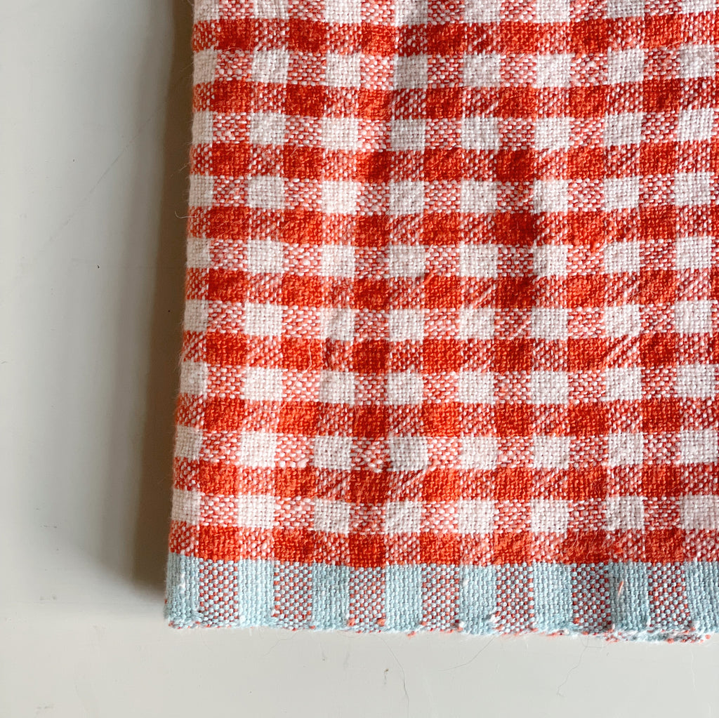 Gingham Linen Towels
