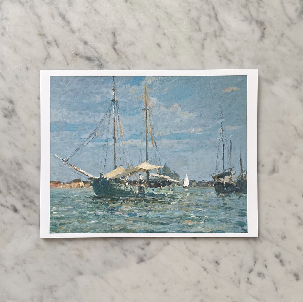 “The Green Fishing Boat” Print