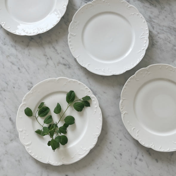 Scalloped French Dinner Plate