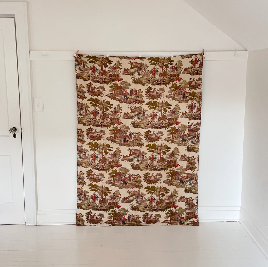 Handmade Log Cabin Quilted Blanket