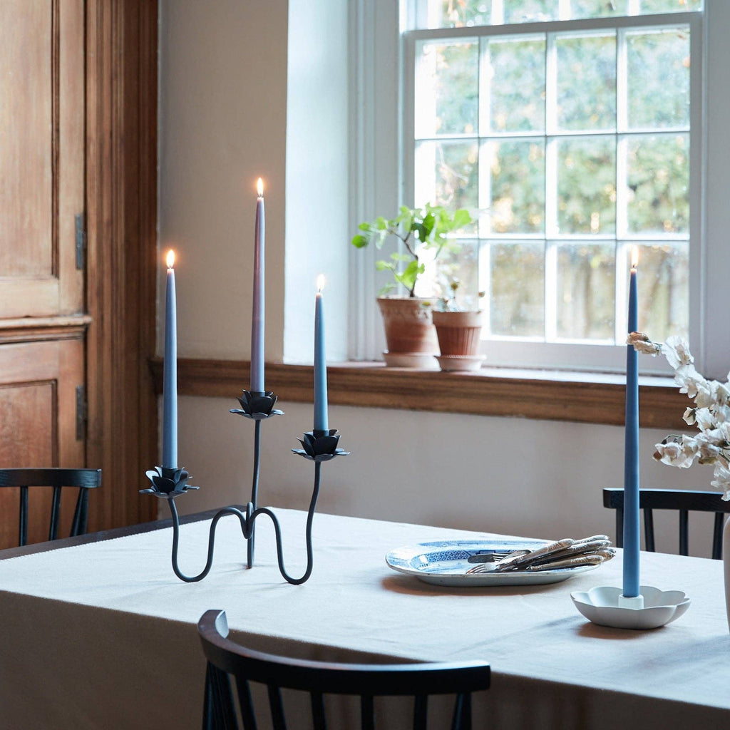 Iron Floral Candelabra