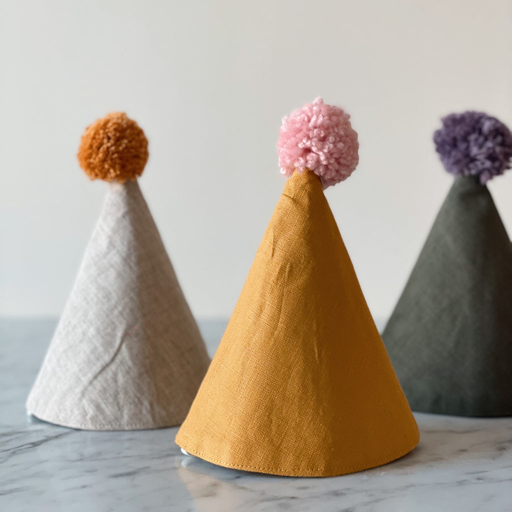 Kid's Linen Party Hat
