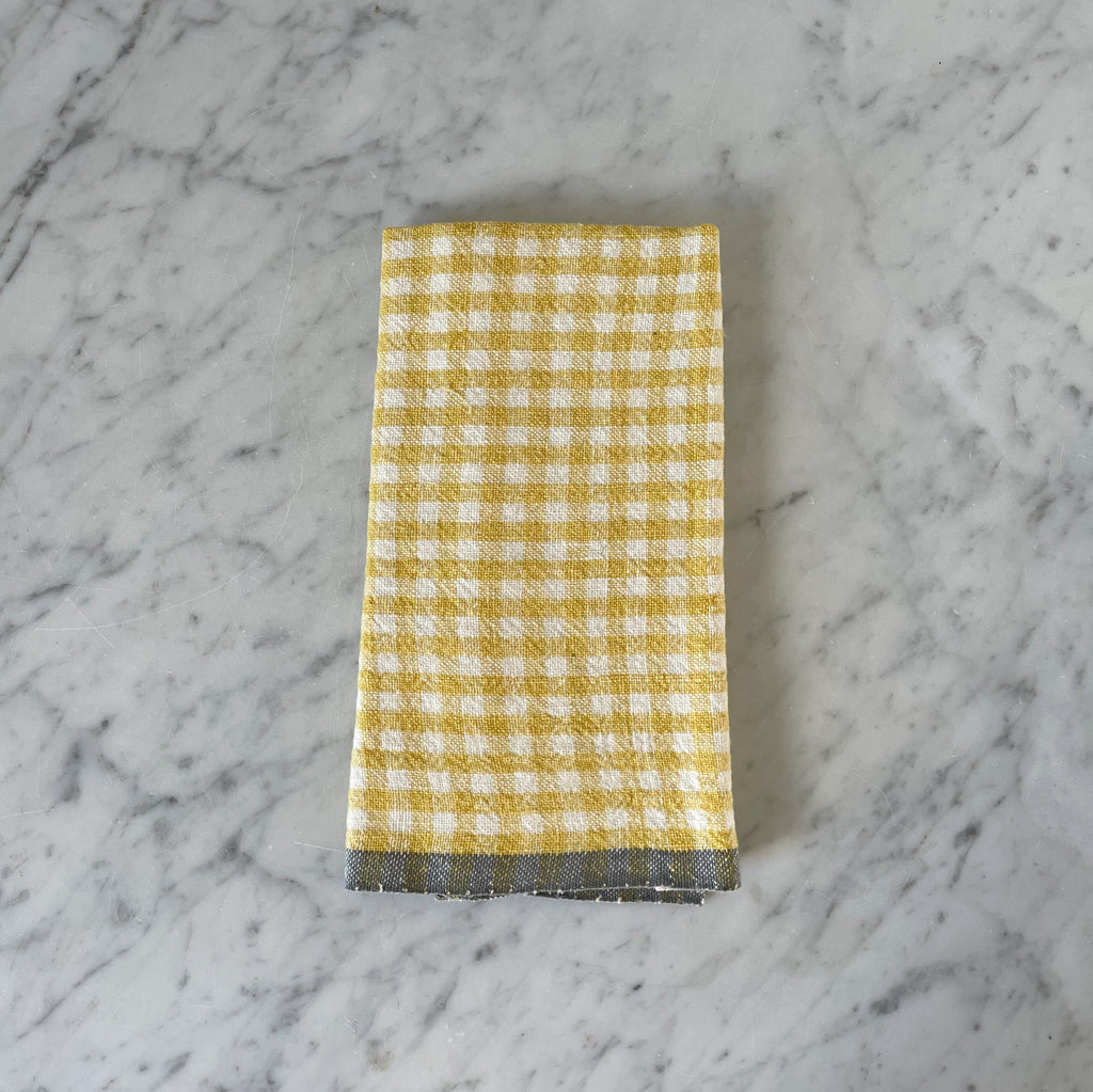 Gingham Linen Towels