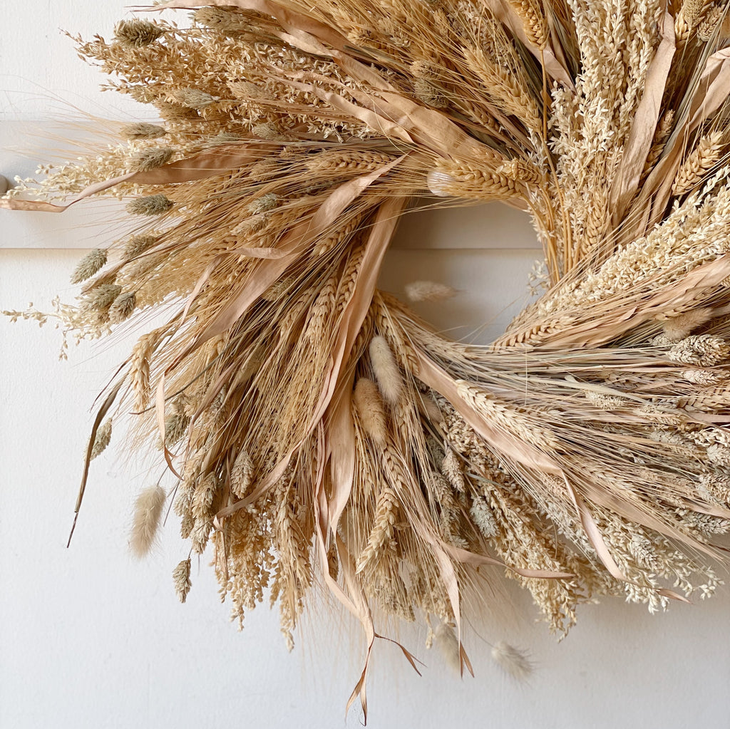 Golden Grains Wreath