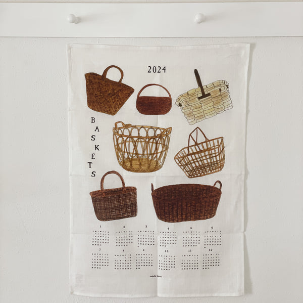 2024 Linen Calendar Tea Towels – Homesong Market