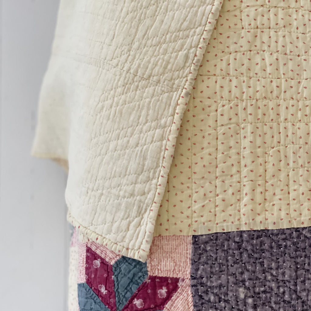 Vintage LeMoyne Star Patchwork Quilt