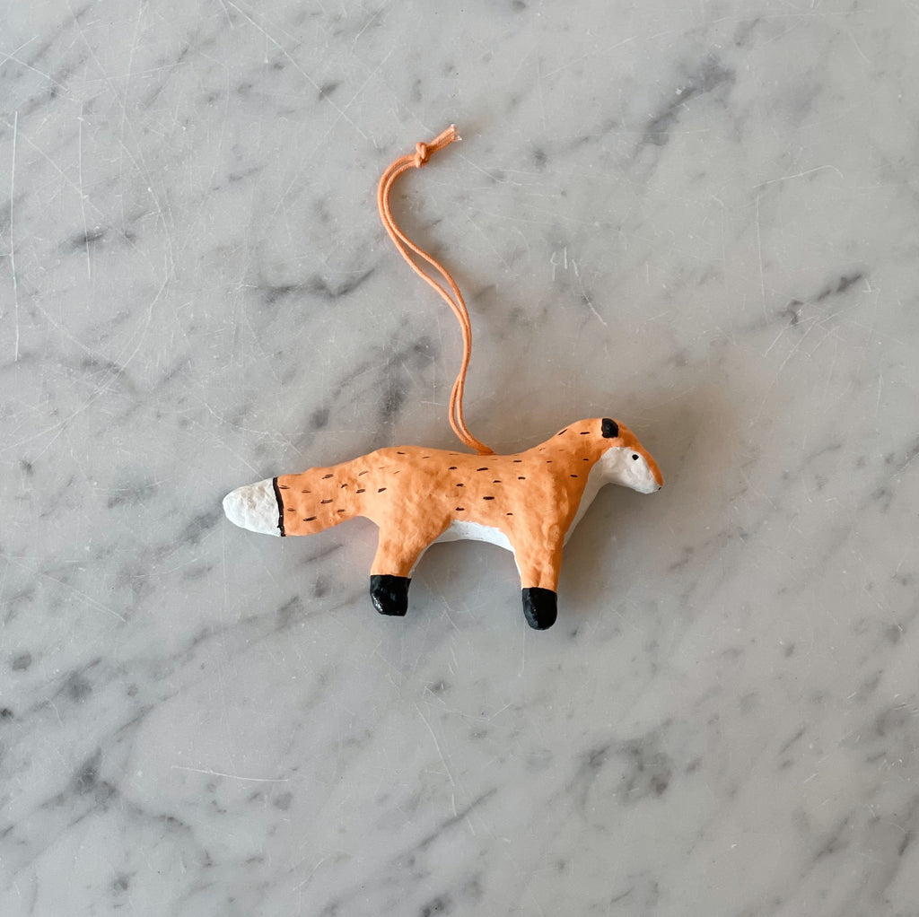 Paper Mache Animal Ornaments