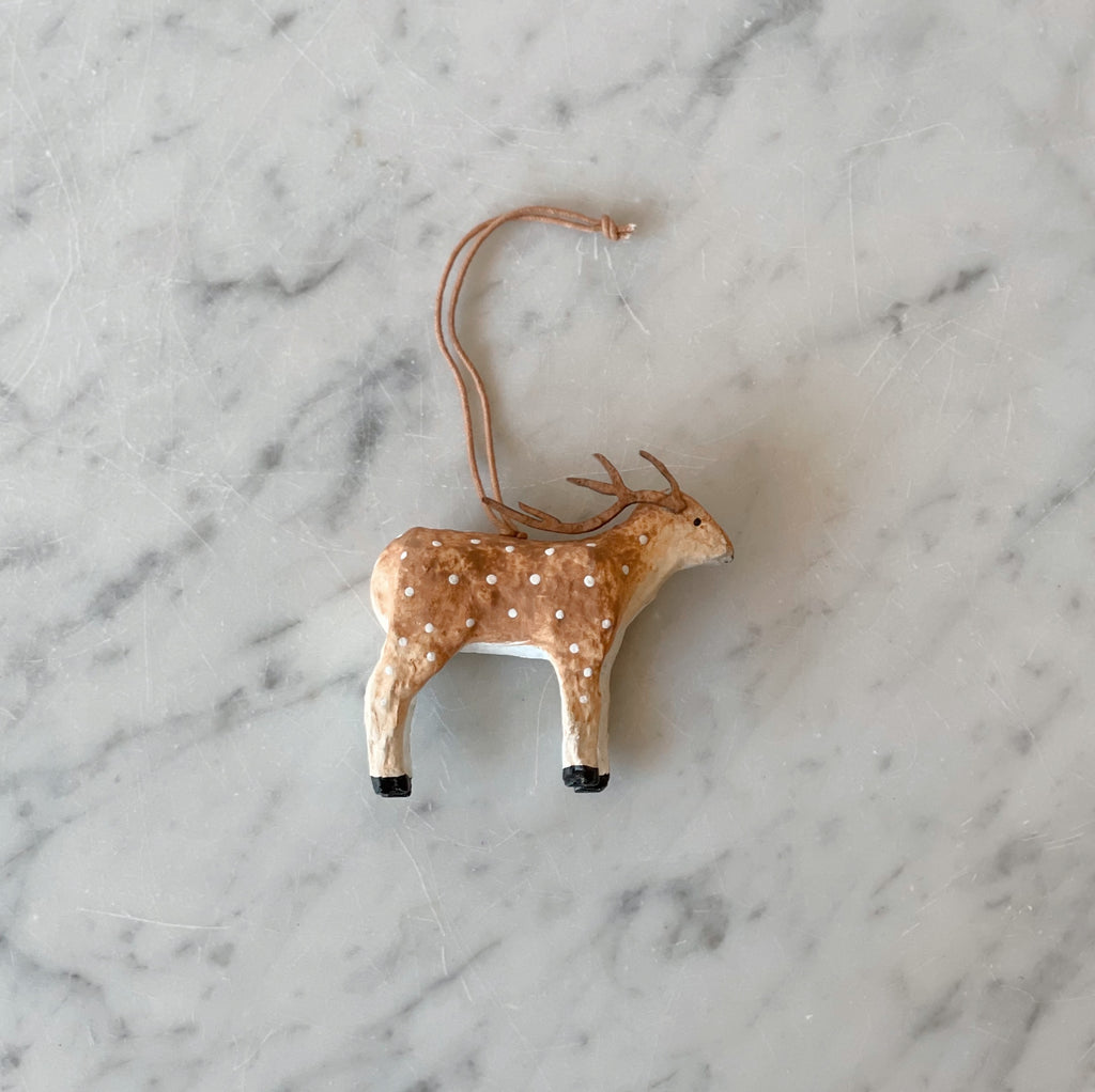 Paper Mache Animal Ornaments