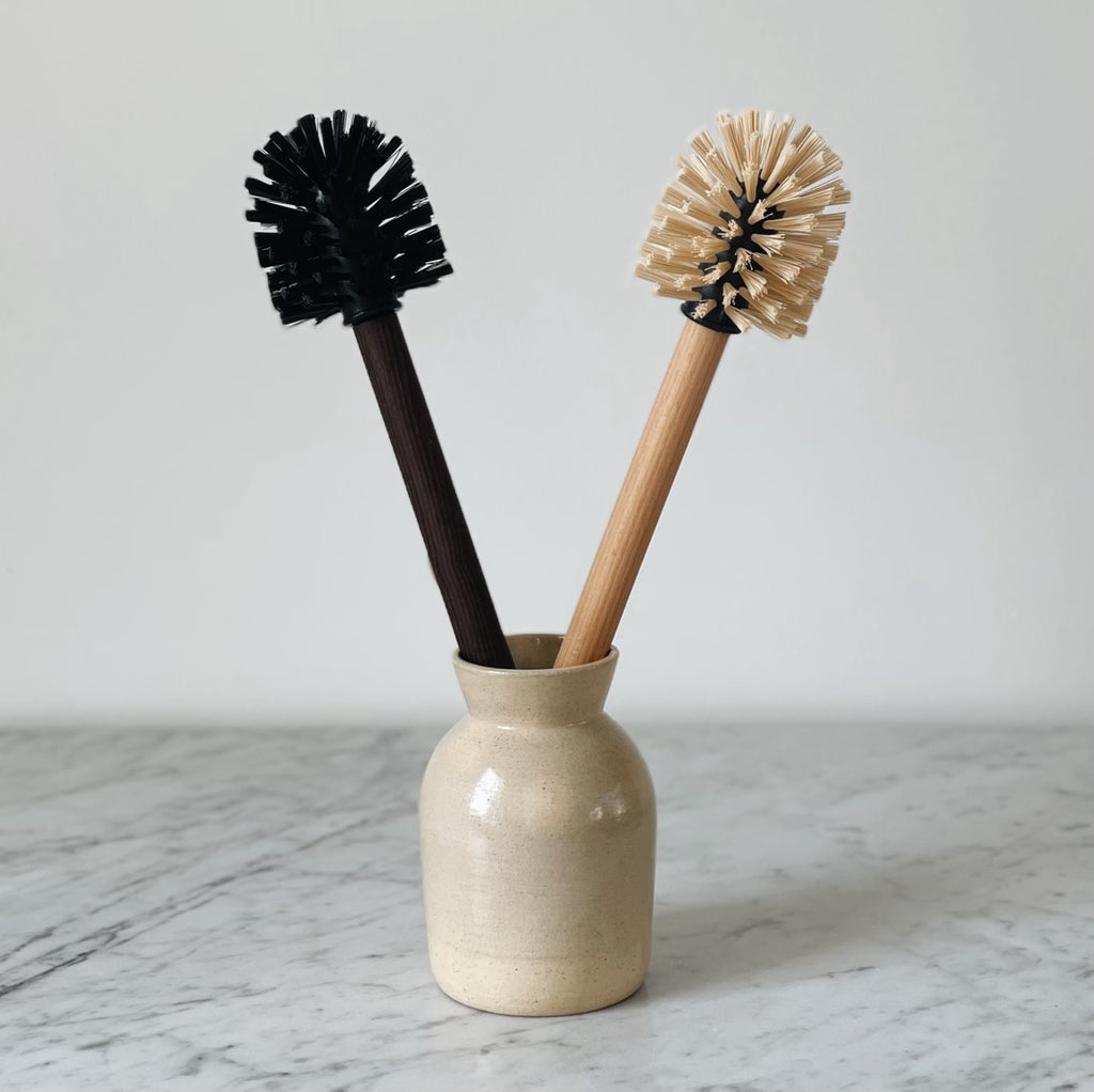 Finished Wood Handle Toilet Brush
