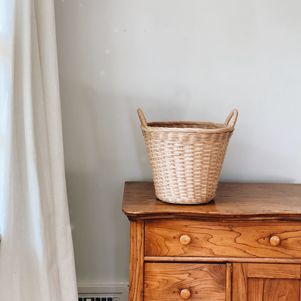Round Heirloom Laundry Basket