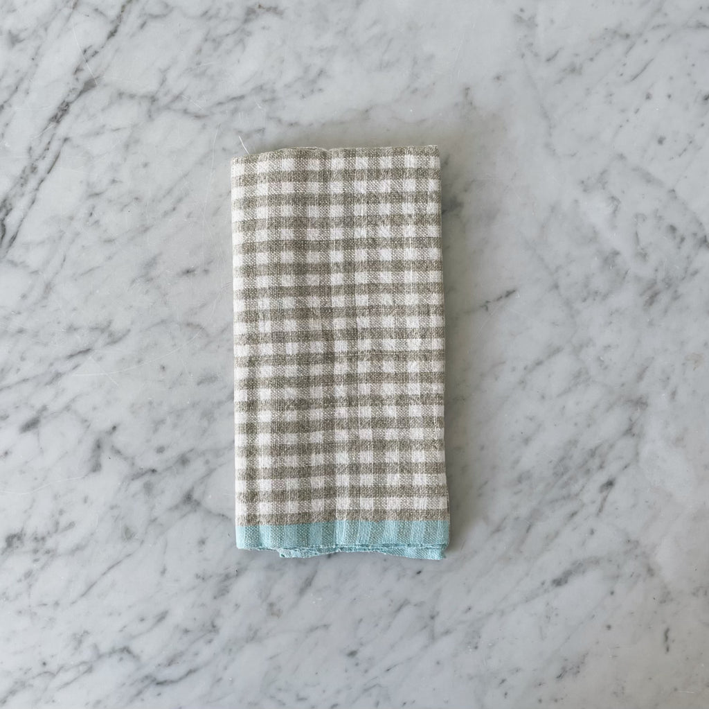Gingham Linen Towels