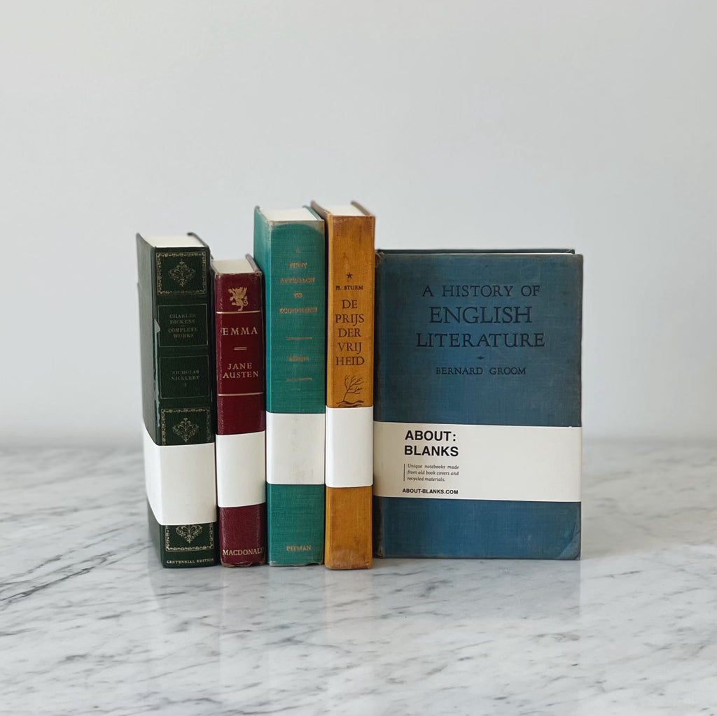 About Blanks Vintage Book Notebook