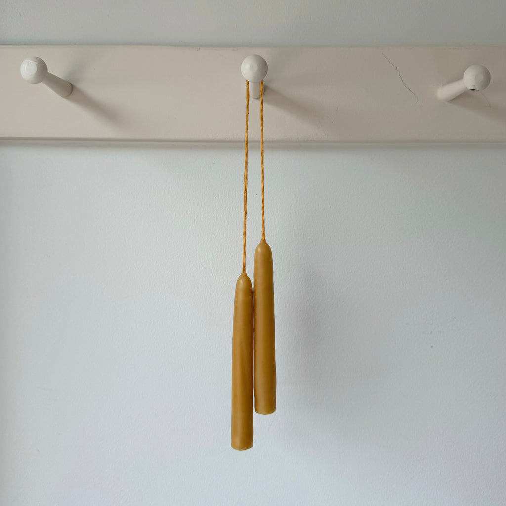 Natural Beeswax Tapers