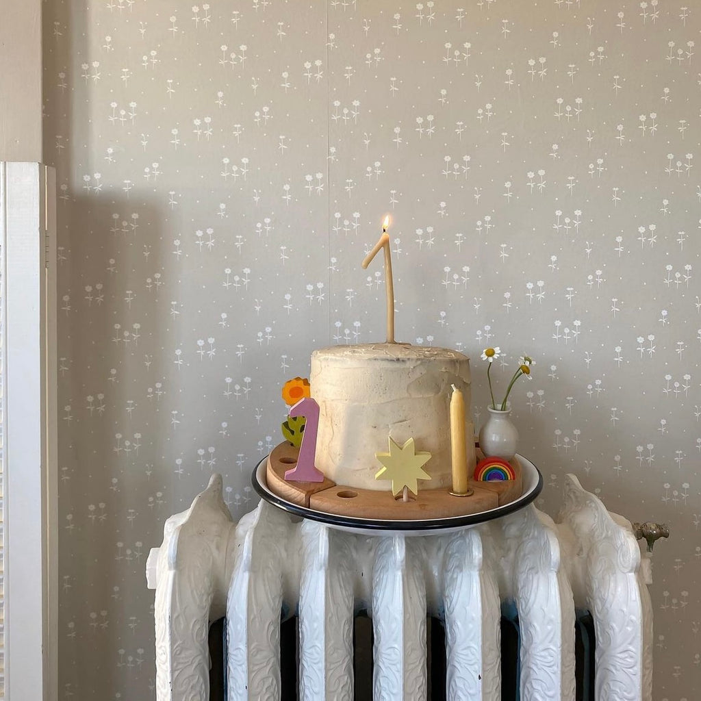 Beeswax Number Candles