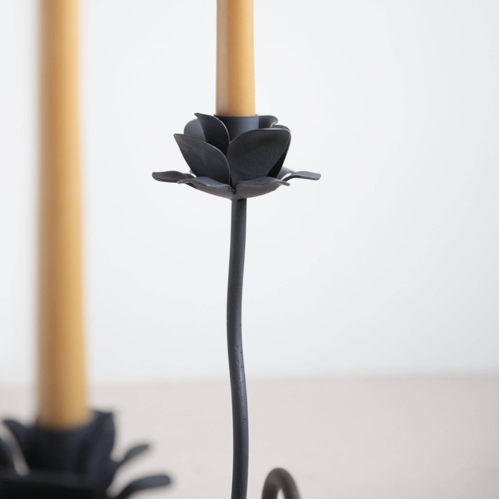 Iron Floral Candelabra