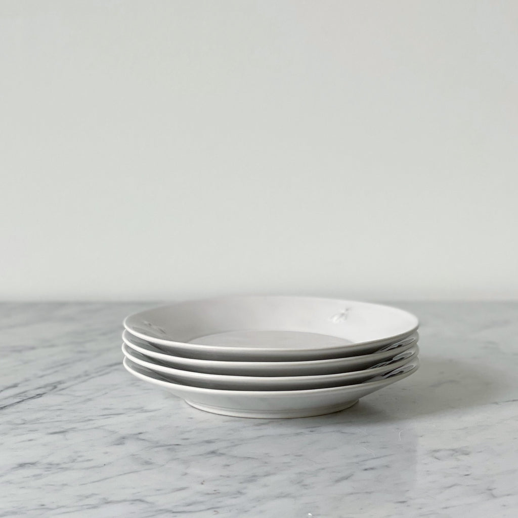 French Bee Ceramic Dessert Plate