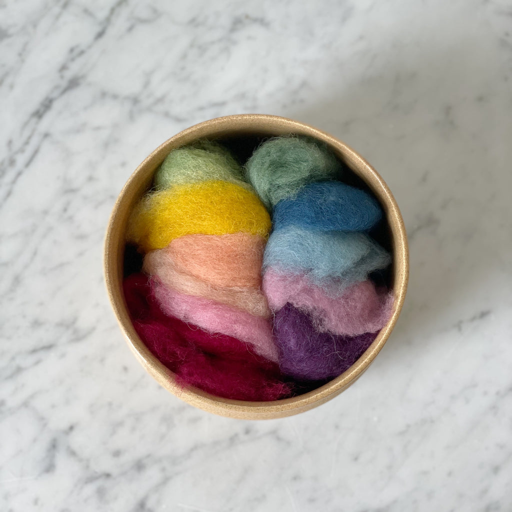 Plant-Dyed Roving Wool