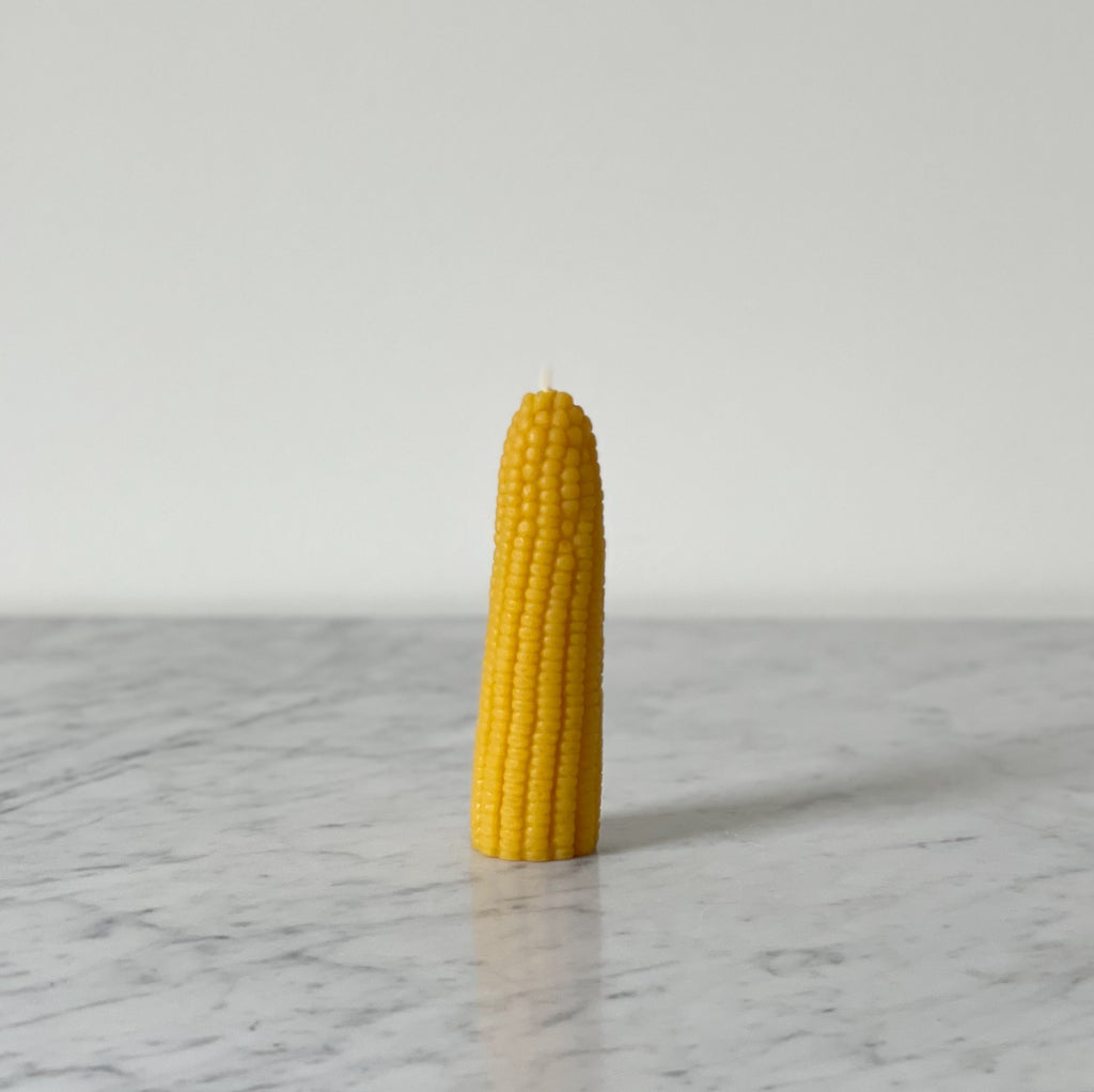Beeswax Corn Cob Candle