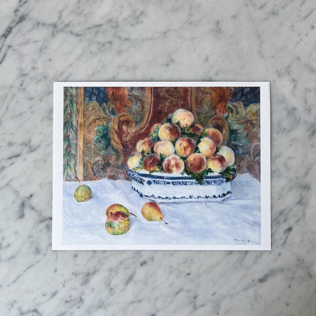 “Still Life with Peaches” Art Print