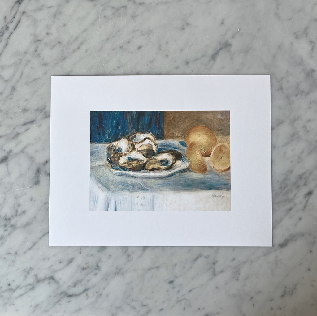 “Still Life with Oysters and Lemons” Art Print