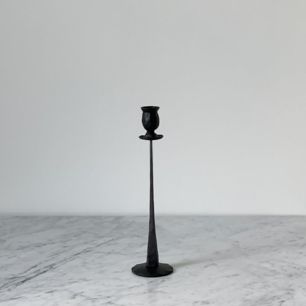 Iron Candlestick Holder
