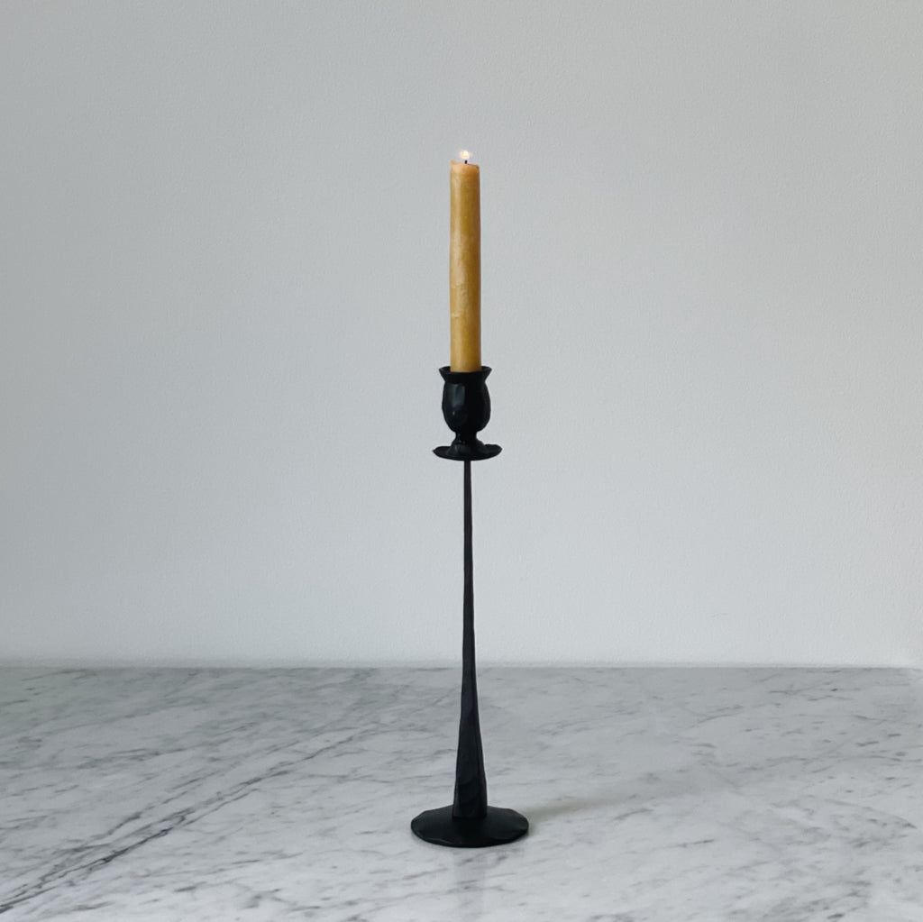 Iron Candlestick Holder