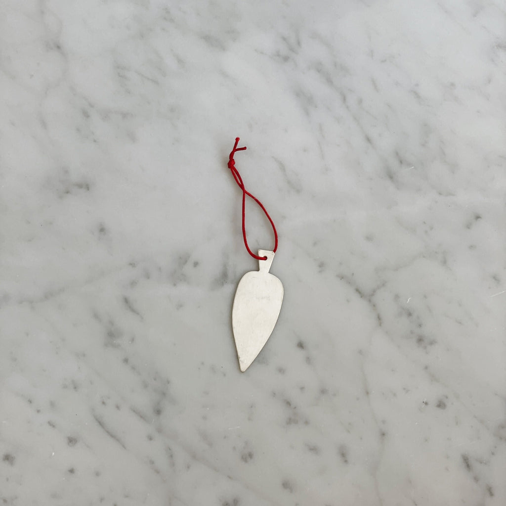 Silver Leaf Ornaments