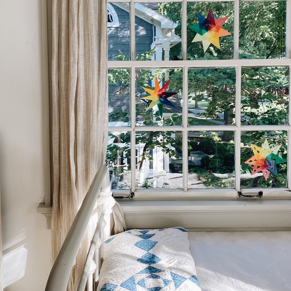 Waldorf Window Star Paper Sets