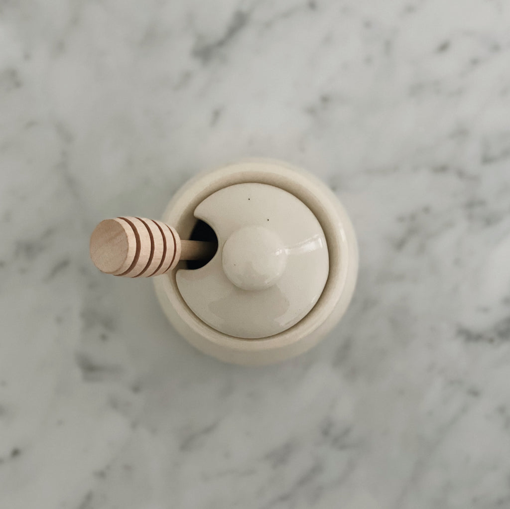Ceramic Honey Pot