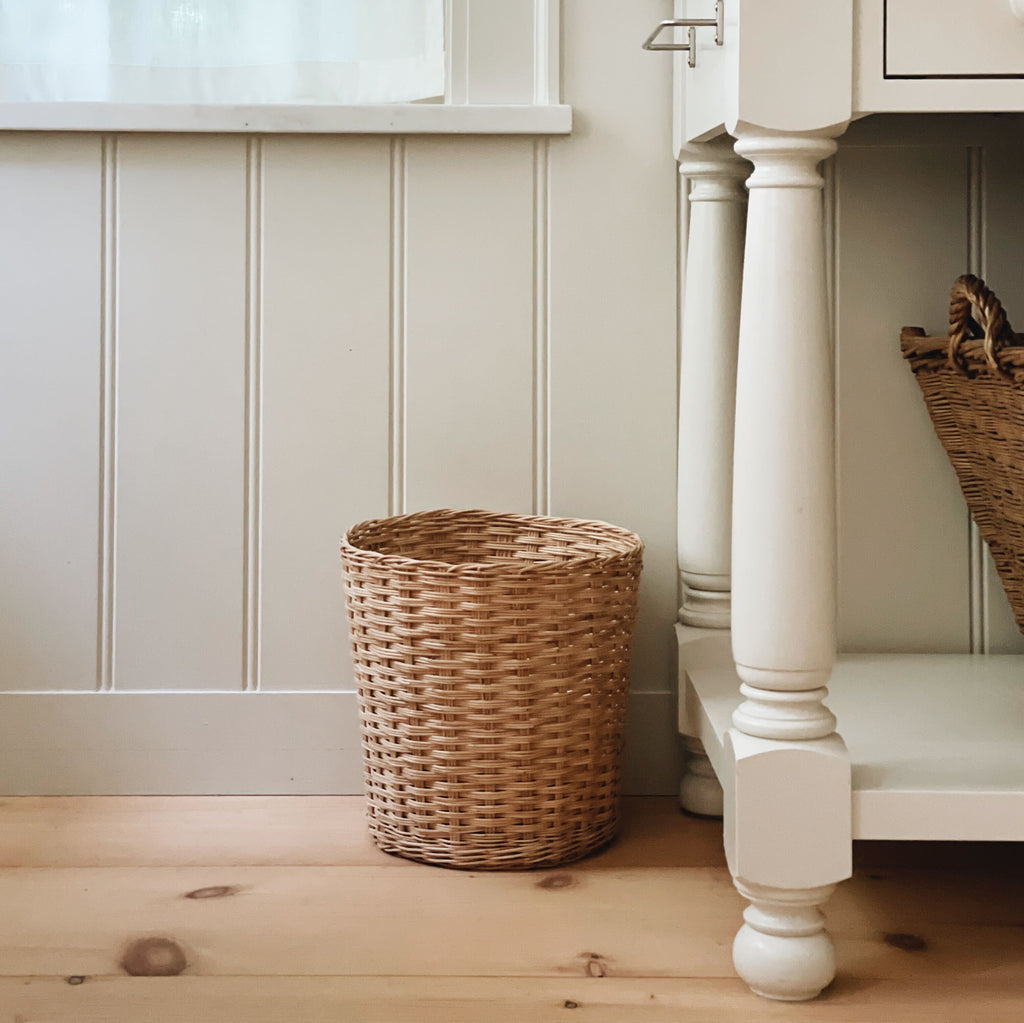 Handwoven Waste Basket