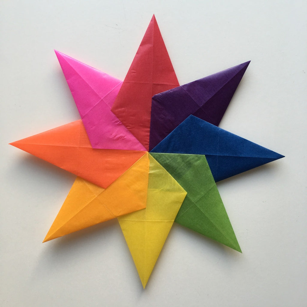 Waldorf Window Star Paper Sets