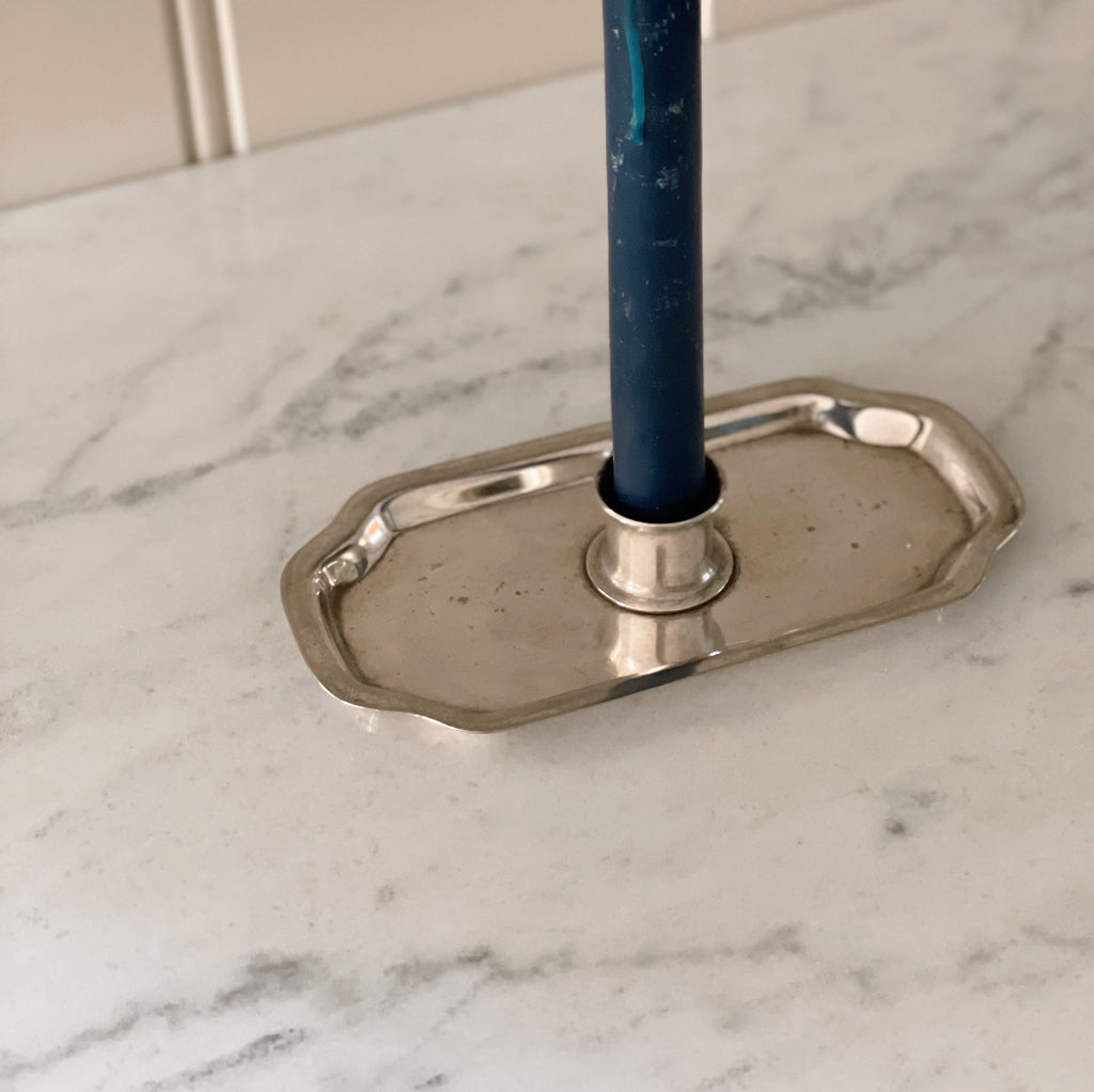 Silver-Plated TWA Candleholder Tray