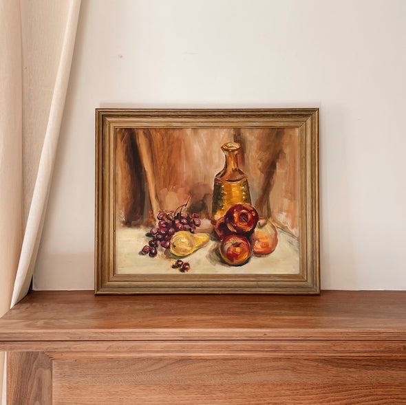 Framed Original Still Life Painting