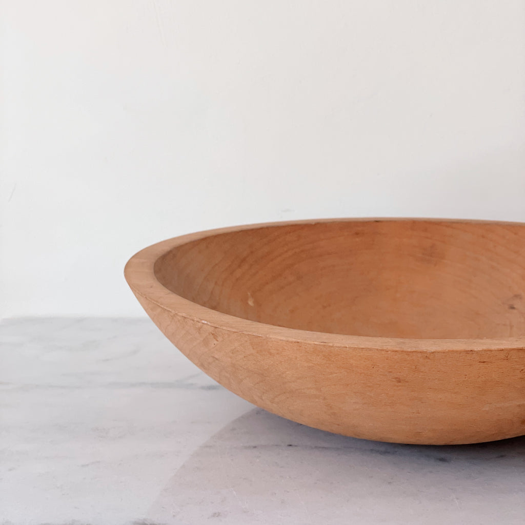 Large Hand Turned Wooden Bowls