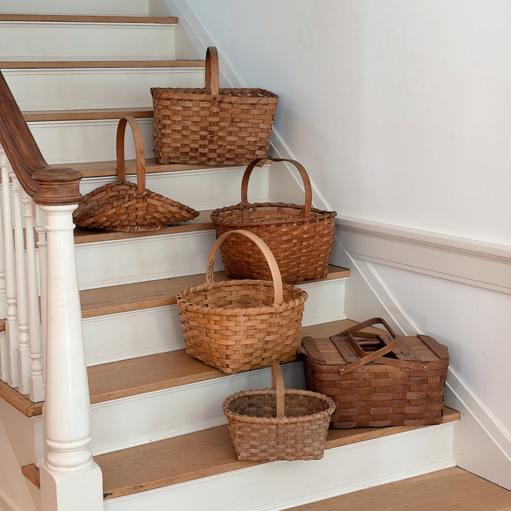 Vintage Handwoven Basket