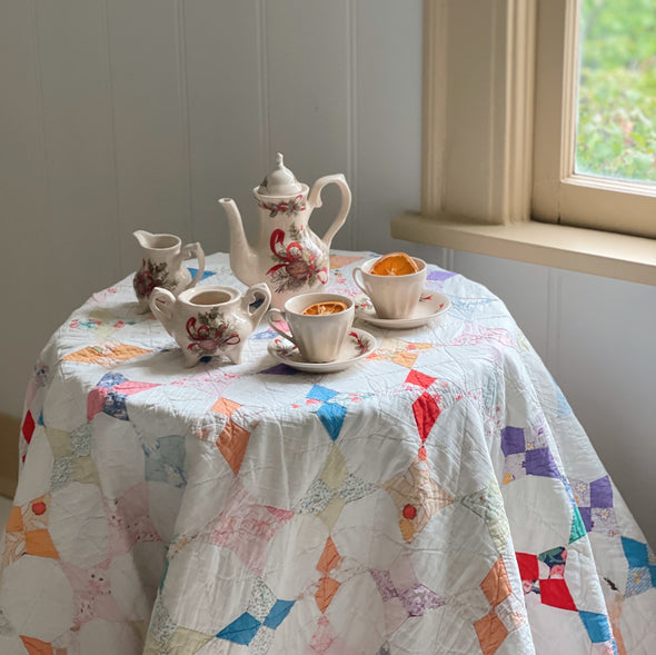 Lily Creek “Winter Garden” Mini Seven Piece Tea Set