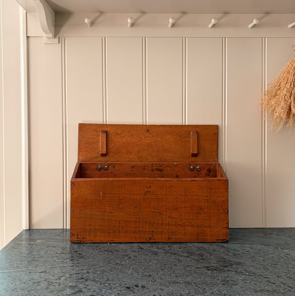 Handcrafted Long Wooden Box
