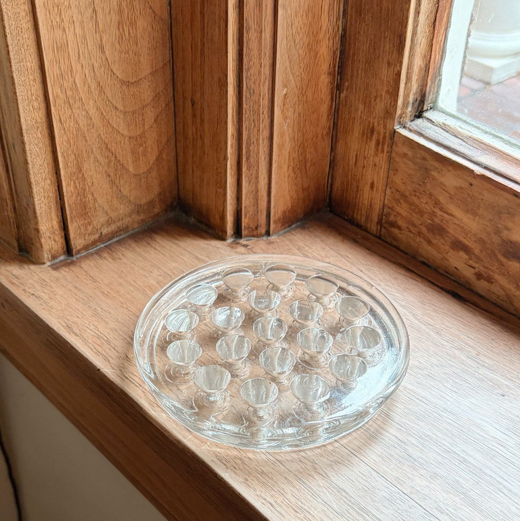 Vintage Glass Flower Frog