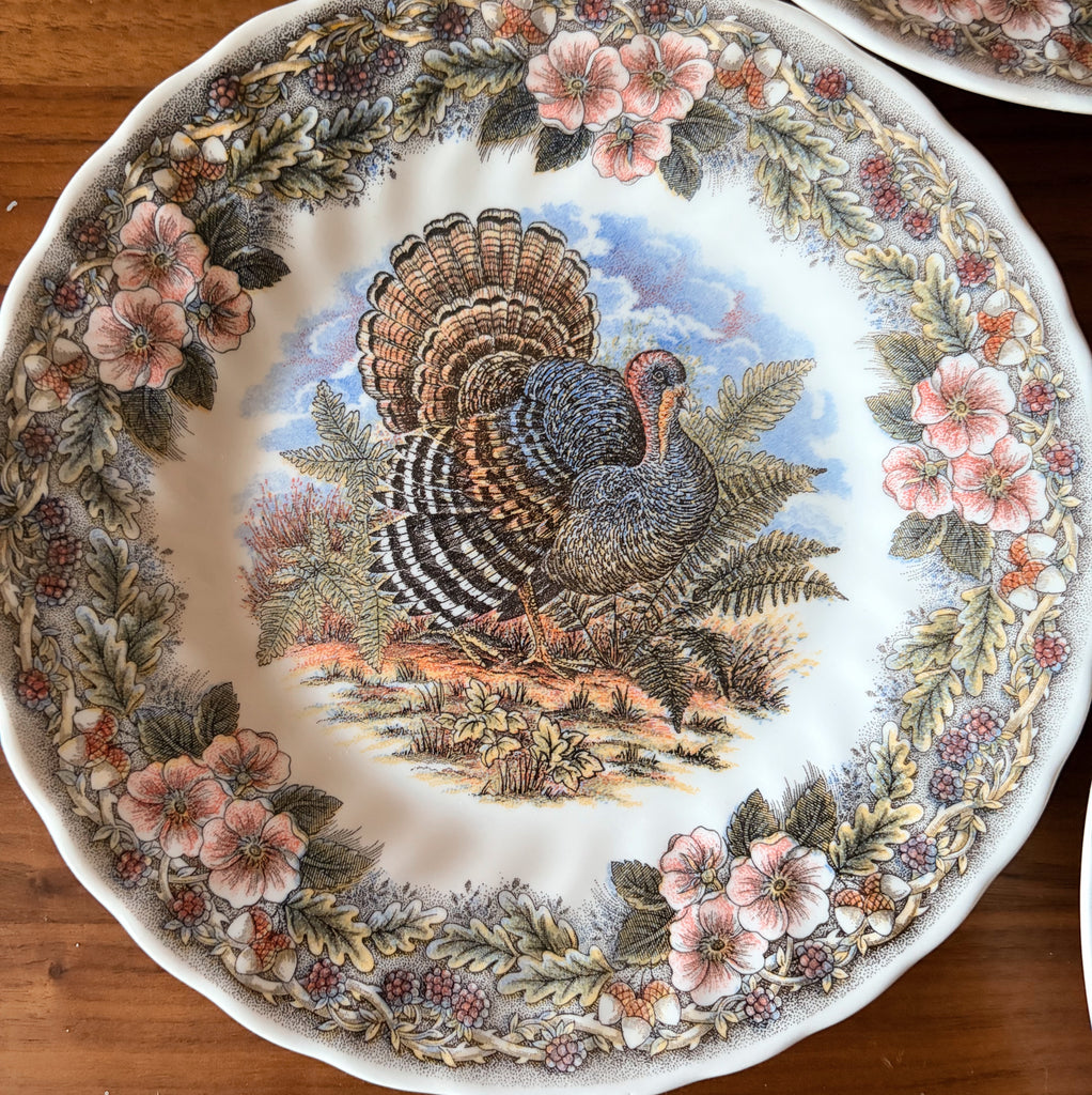 Churchill Thanksgiving Turkey Small Plate Set