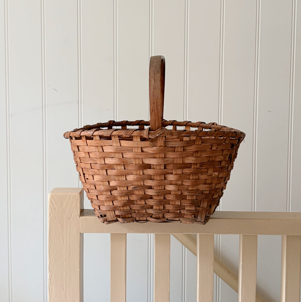 Vintage Handwoven Basket