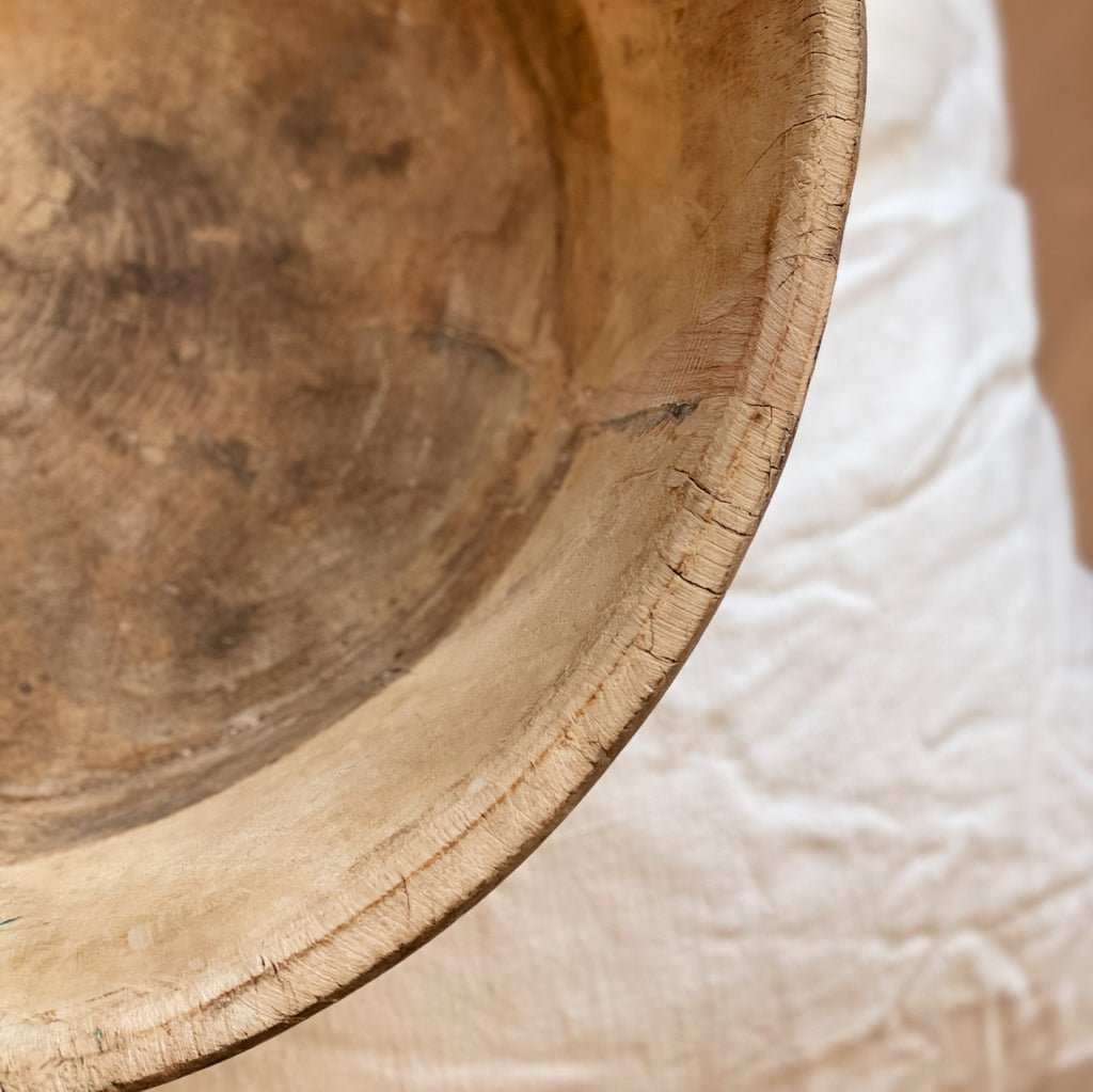 Wooden Dough Bowl