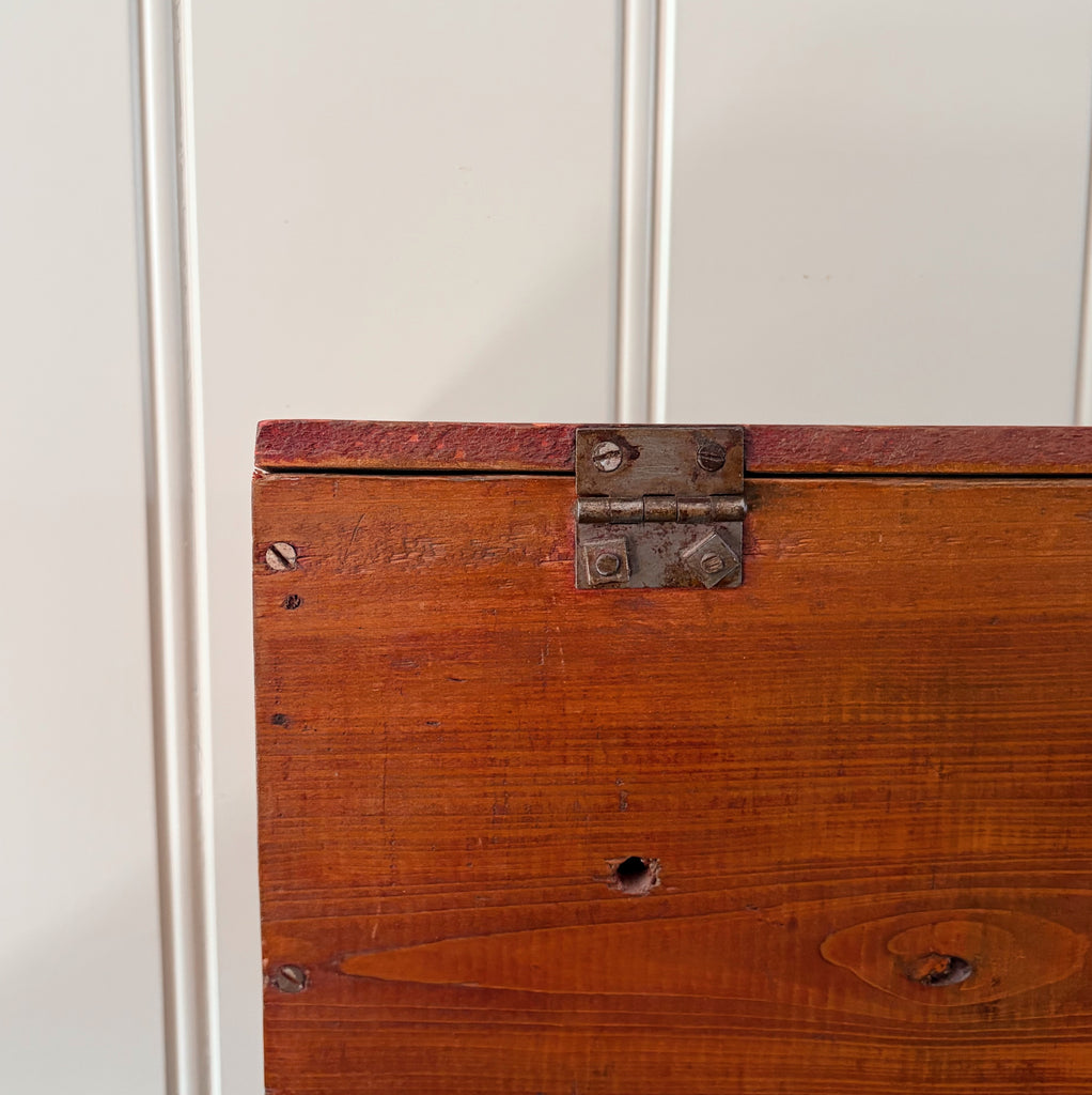 Handcrafted Long Wooden Box
