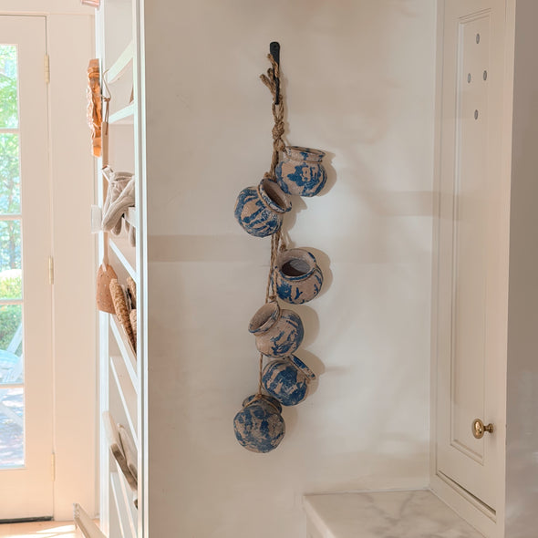 String of Handmade Pots