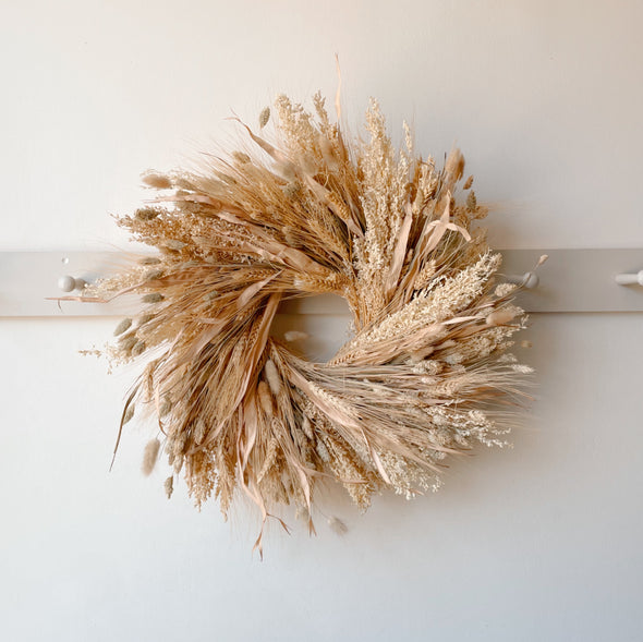 Golden Grains Wreath