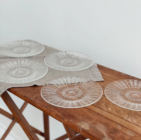 Wheat Engraved Appetizer Plate