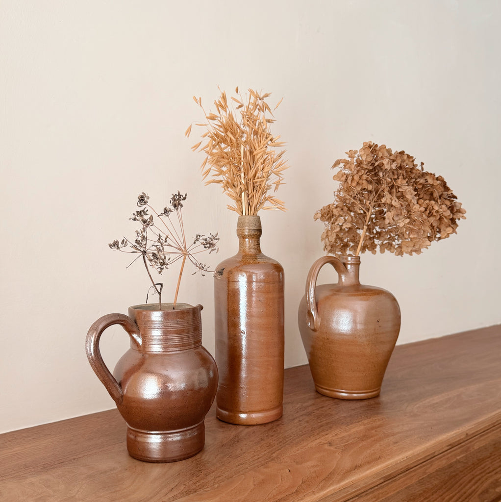 French Salt-Glazed Bottle